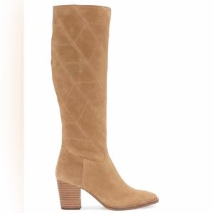 NIB Lucky Brand Camel Suede Knee High Boots 8.5